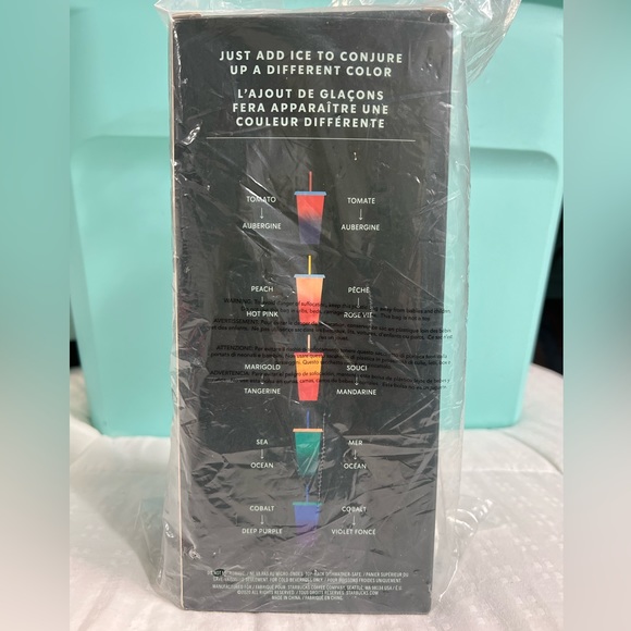 New in box Starbucks Reusable Color Changing Cold Cups (5 Pieces) - Picture 4 of 10